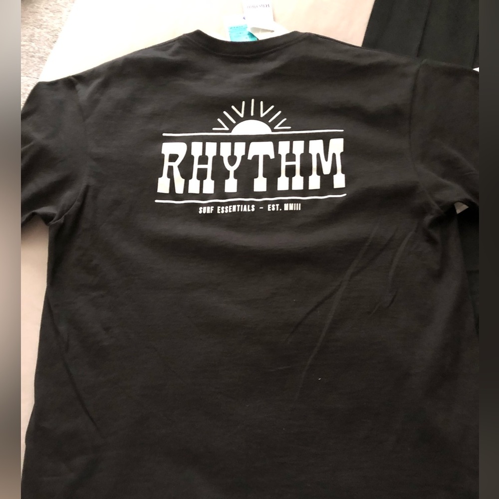 Rhythm Black Short Sleeve Tee
